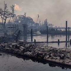 Así ayudaron los surfistas en uno de los mayores incendios de la historia de EEUU