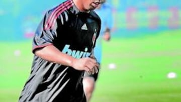 Ronaldinho en Milanello.