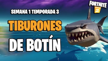 Desafío de Fortnite: ¿cómo encontrar tiburones de botín?