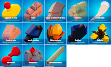 lego fortnite materiales lista completa donde se obtienen