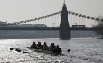 Entrenamiento del equipo de la Universidad de Oxford. 