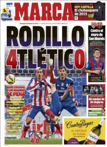 Portadas de la prensa deportiva