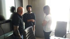 Sampaoli se reunió con el Kun Agüero y Manuel Lanzini