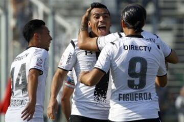 FECHA 12: Fue uno de los mejores partidos de Paredes este semestre. El delantero anotó los dos goles en el 2-1 sobre O'Higgins en el Monumental. 