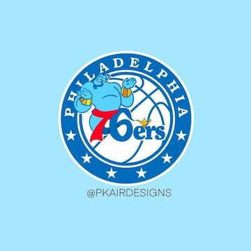 Los logos versión Disney de los equipos de la NBA