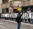 Ultras del Lazio hacen el saludo fascista y honran a Mussolini