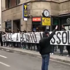 Ultras del Lazio hacen el saludo fascista y honran a Mussolini