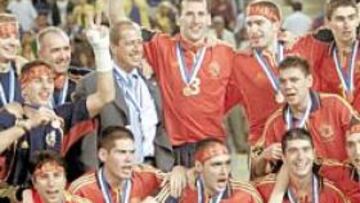 <b>A REPETIR. </b>La selección de España defiende el título mundial que conquistó hace cuatro años en Guatemala frente a Brasil.