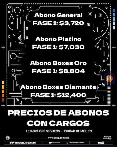 Estos son los precios de los abonos del Vive Latino 2026