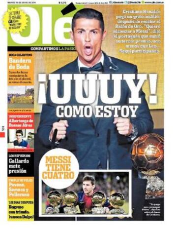 Portadas de la prensa deportiva