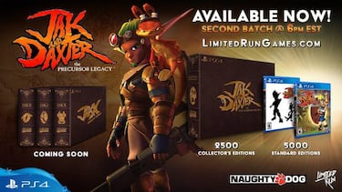 Jak and Daxter para PS4 cuenta con una edición en formato físico