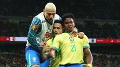 Endrick brilló en la fecha FIFA con la selección de Brasil. El futuro jugador del Madrid marcó su primer gol en Wembley y el segundo en el Bernabeú.