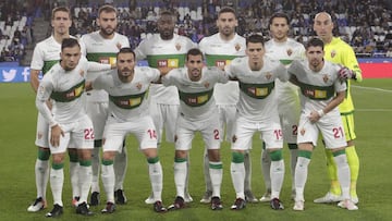 Jugadores del Elche. 