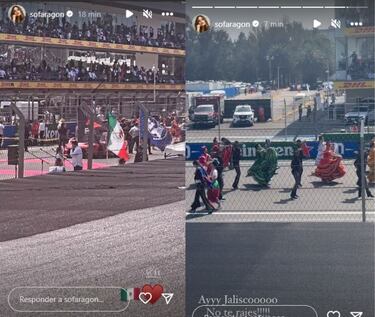 Famosos disfrutando del GP de México 2023 | Fotos