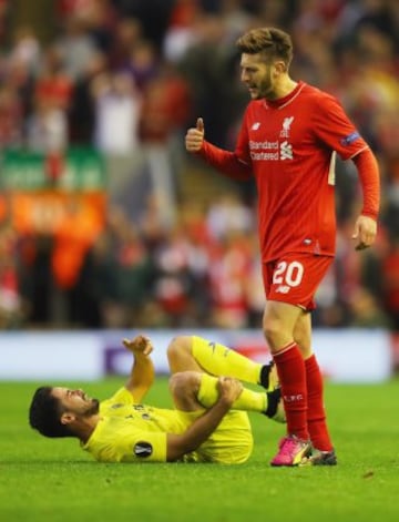 Adam Lallana and Jaume Costa.