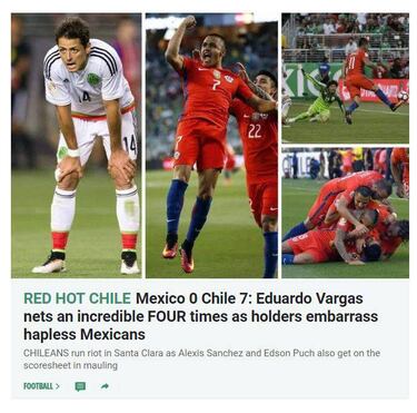 Así reaccionó la prensa internacional tras la goleada al Tri