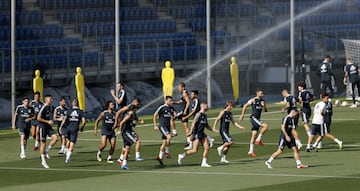 El Madrid prepara su estreno liguero ante el Getafe