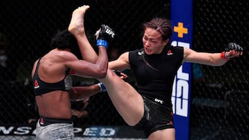 Waterson golpea a Hill en el UFC Las Vegas 10.