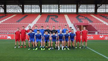 Plantilla del Mirandés en el inicio de la pretemporada.