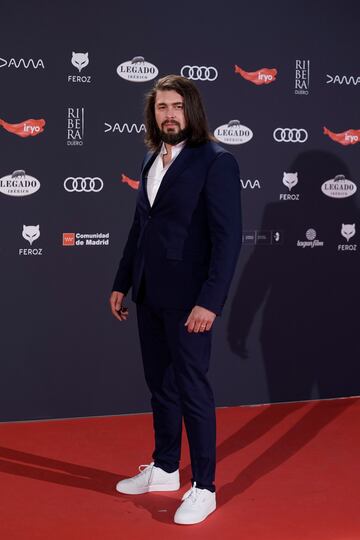 El actor Daniel Kovacs posa en la alfombra roja de la XI edición de los Premios Feroz.