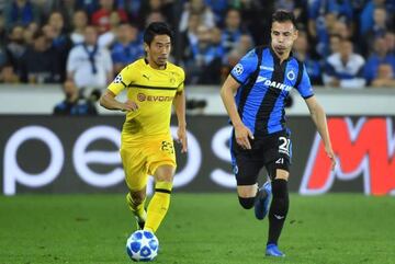 Shinji Kagawa playing for Dortmund.