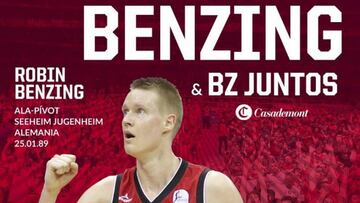 El alem¨¢n Robin Benzing vuelve al Casademont Zaragoza