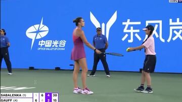 Sabalenka booed for disrespectful behavior towards ball girl during Gauff match