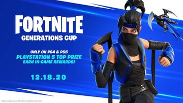 Anuncio oficial en ingl&eacute;s de la Copa Generaciones de Fortnite