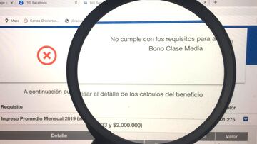 Santiago, 17 de abril 2021
 Durante la tarde de este sabado a traves de la pagina del Servicios de impuestos internos se podra postular al nuevo bono de clase media anunciado por el Gobierno como una nueva ayuda economica durante la pandemia de coronavirus.
 Marcelo Hernandez/Aton Chile