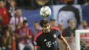 Javi Martínez, en el partido ante el Atlético.