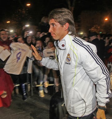 Así ha cambiado el look de Sergio Ramos en el Real Madrid