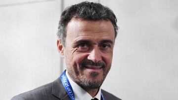 Luis Enrique, durante una conferencia de la FIFA el pasado 23 de septiembre.