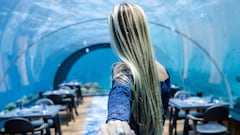 Así es 5.8, un lujoso restaurante de cristal bajo el agua