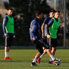El trabajo de Zidane a su vuelta: James, Pepe, Isco...