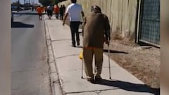 El video de un abuelo hincha de Cobreloa que remece a Calama