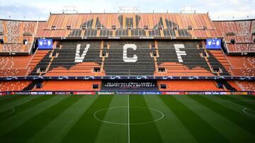 Estadio de Mestalla. 