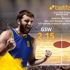 Golden State Warriors vs. Denver Nuggets: horario, TV, estadísticas, clasificación y pronósticos