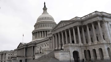 WASHINGTON, DC - SEPTEMBER 17: A view of the U.S. Capitol on September 17, 2021 in Washington, DC. Security in the Washington, DC been increased in preparation for the Justice for J6 Rally, a rally happening this weekend in Washington for support for thos