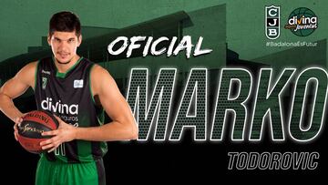 Así es el anuncio del fichaje de Marko Todovic por el Joventut.