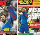 Messi arrasa a Benedito en las portadas de Barcelona