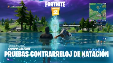 Fortnite Cap&iacute;tulo 2 - Temporada 1 | Desaf&iacute;o de &iexcl;A ello!: completa las pruebas contrarreloj de nataci&oacute;n en Albercas Adormecidas y al este de Hidro 16 