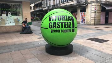 Vitoria se engalana para la Final Four de la próxima semana