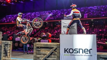 Toni Bou, con la Honda en el X-Trial de Pamplona 2024.