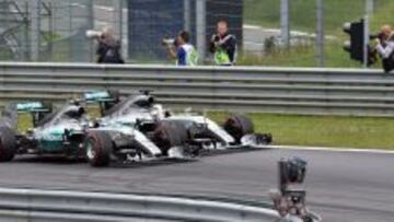 Los Mercedes, en Austria.