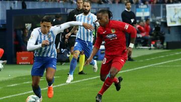 El Fuenlabrada resistió y sacó un punto de La Rosaleda