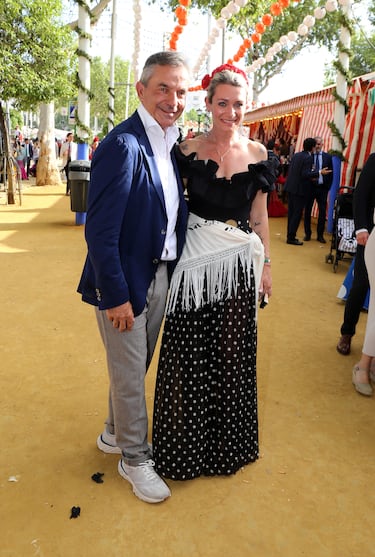 Emilio Sánchez Vicario y su mujer, Simona Bronzeti.