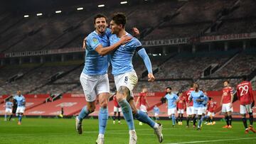 Manchester United 0-2 Manchester City: resumen, goles y resultado del partido