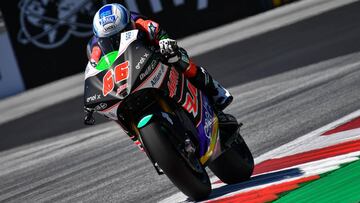 Arde la moto de Tuuli en Austria.