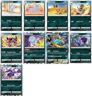 pokemon tcg pocket crisis dimensional a3a cartas pokemon oscuridad