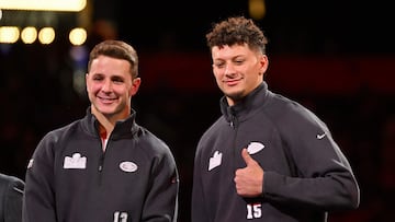 Patrick Mahomes and Brock Purdy are expected to be the stars of Super Bowl LVIII but their careers have followed different paths so far.